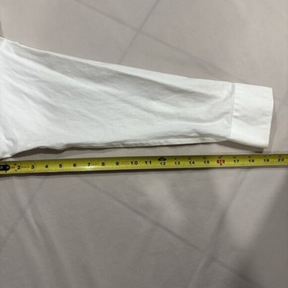 Lauren Ralph Lauren Classic Fit White Dress Shirt – Non-Iron, 17.5 / 34–35 - Picture 6 of 8